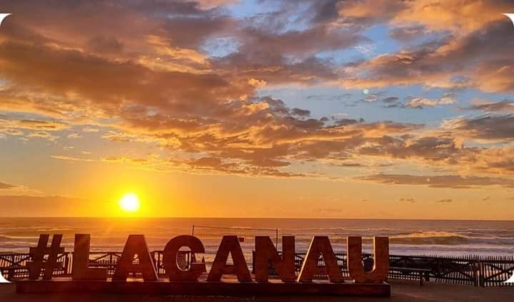 ラカノーBleu Marine Vue Sur L'Oceanアパートメント エクステリア 写真